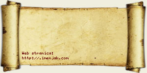 Ana Sibinović vizit kartica